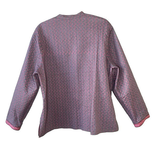 Appleseeds Jacket Womens XL Reversible Lightweight Casual Career Office Coat - Picture 5 of 8